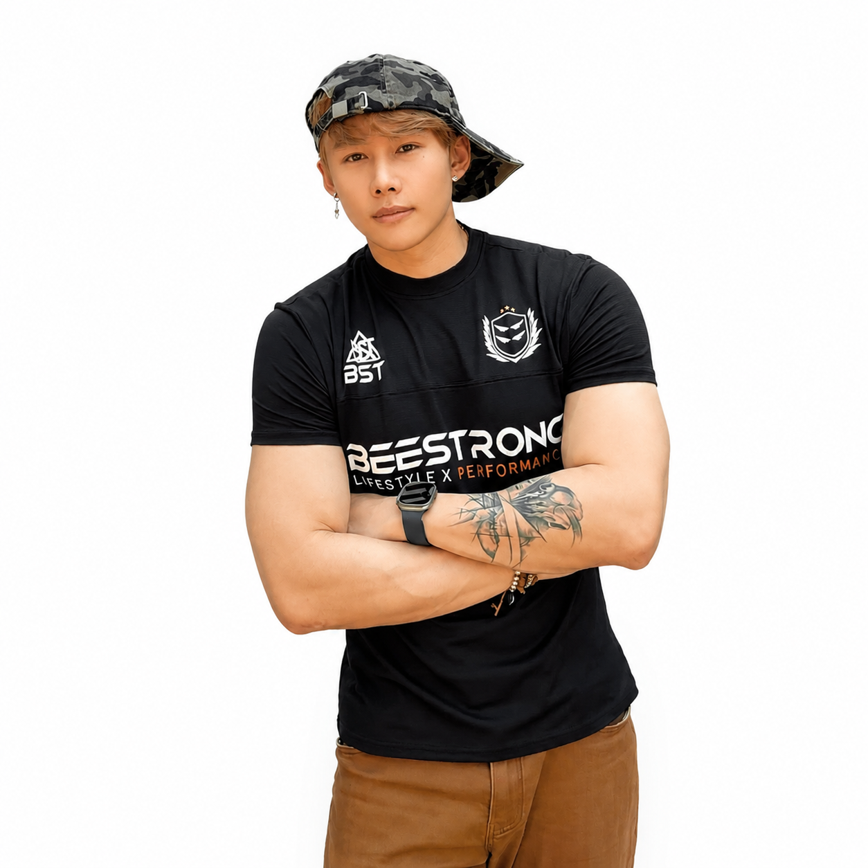 Performance Graphic Muscle Fit Tee