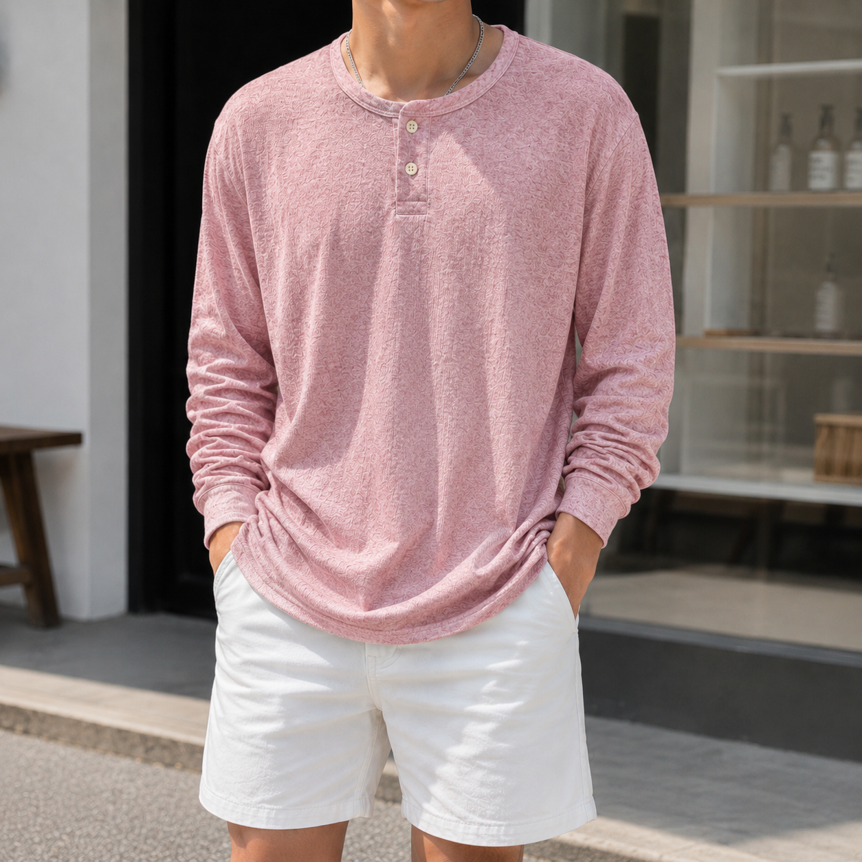 VAREN FORM men's washed oversized distressed art heavyweight tee alternate product view