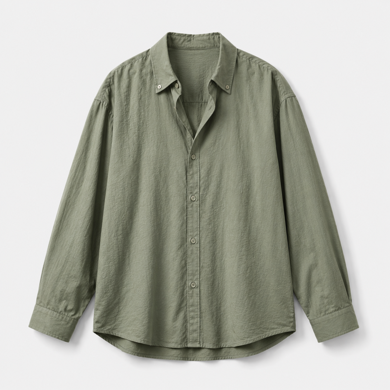 VAREN FORM men's relaxed plant fiber shirt and shorts set alternate product view