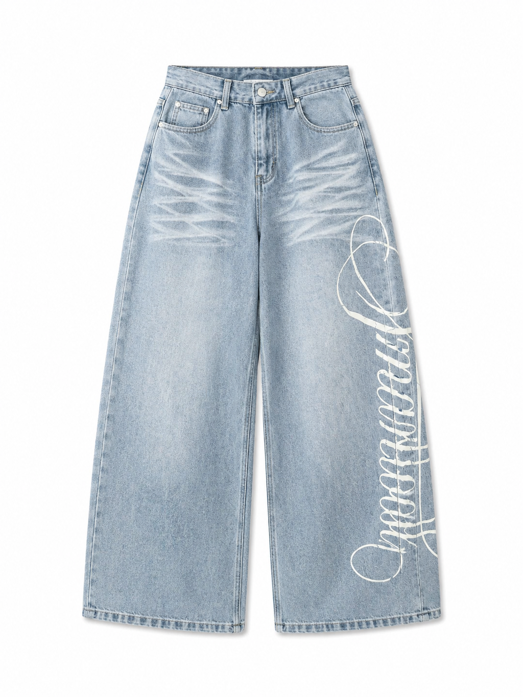 VARENFORM Patchwork Utility Wide-Leg Jeans VF-J374J