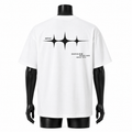 VAREN FORM Cleanfit Star Cross Graphic Tee in White for men's gym and streetwear