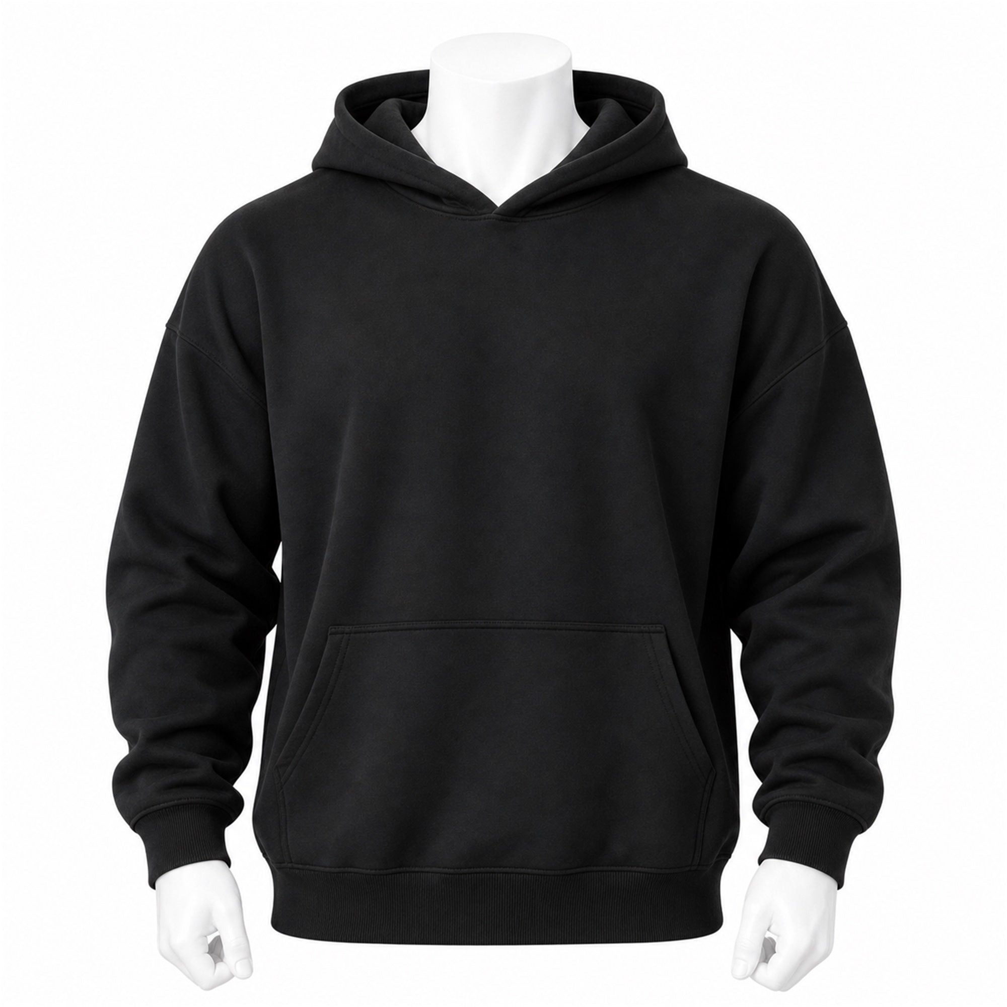 VAREN FORM Fleece Training Hoodie in Black
