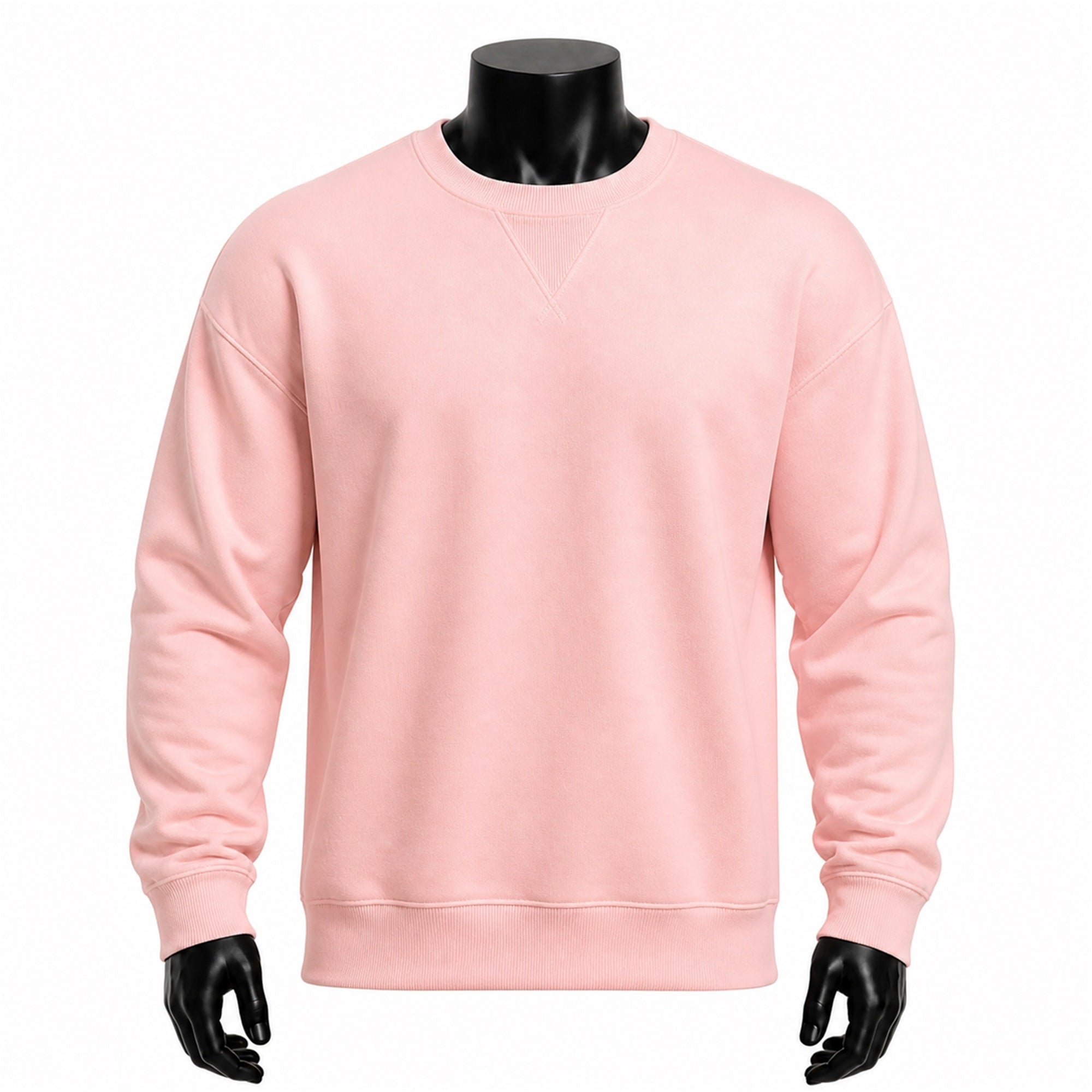 VAREN FORM Heavyweight Terry Crewneck Sweatshirt in Pink