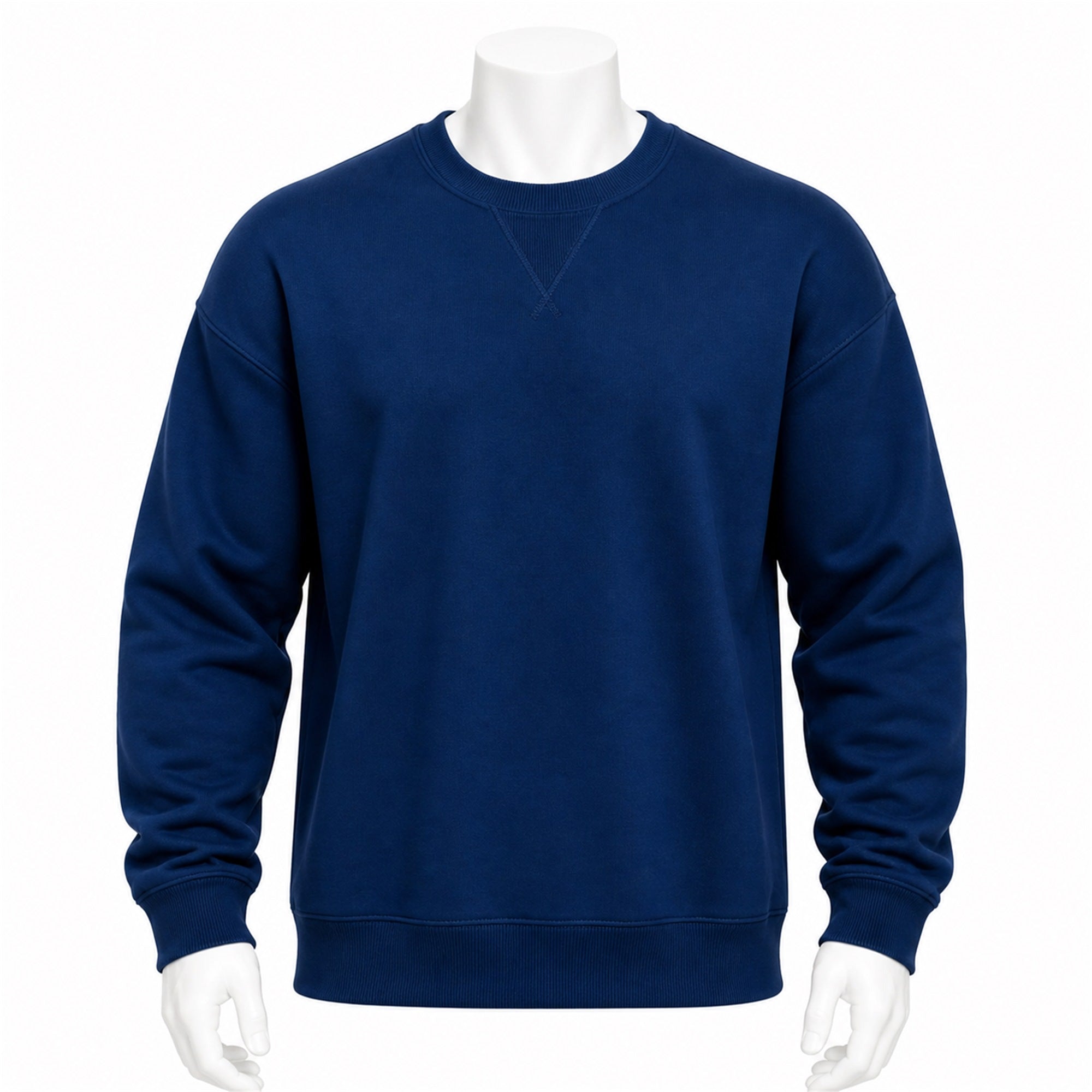 VAREN FORM Heavyweight Terry Crewneck Sweatshirt in Royal Blue