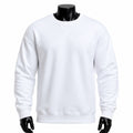 VAREN FORM Heavyweight Terry Crewneck Sweatshirt in White for men's gym-to-street wear