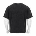 VAREN FORM Heavyweight Washed Training T-Shirt in Washed Black for men's gym-to-street wear
