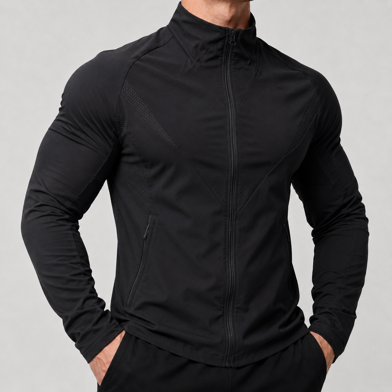 VAREN FORM Mesh Vent Sun Protection Jacket black back detail