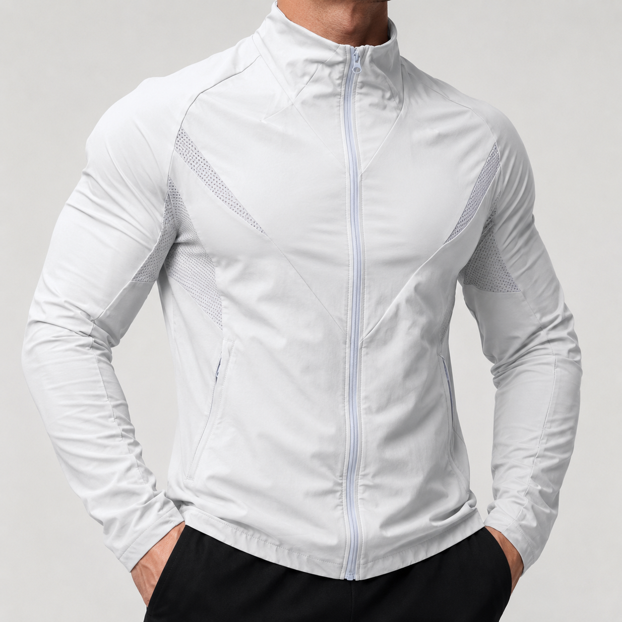 VAREN FORM Mesh Vent Sun Protection Jacket black model front