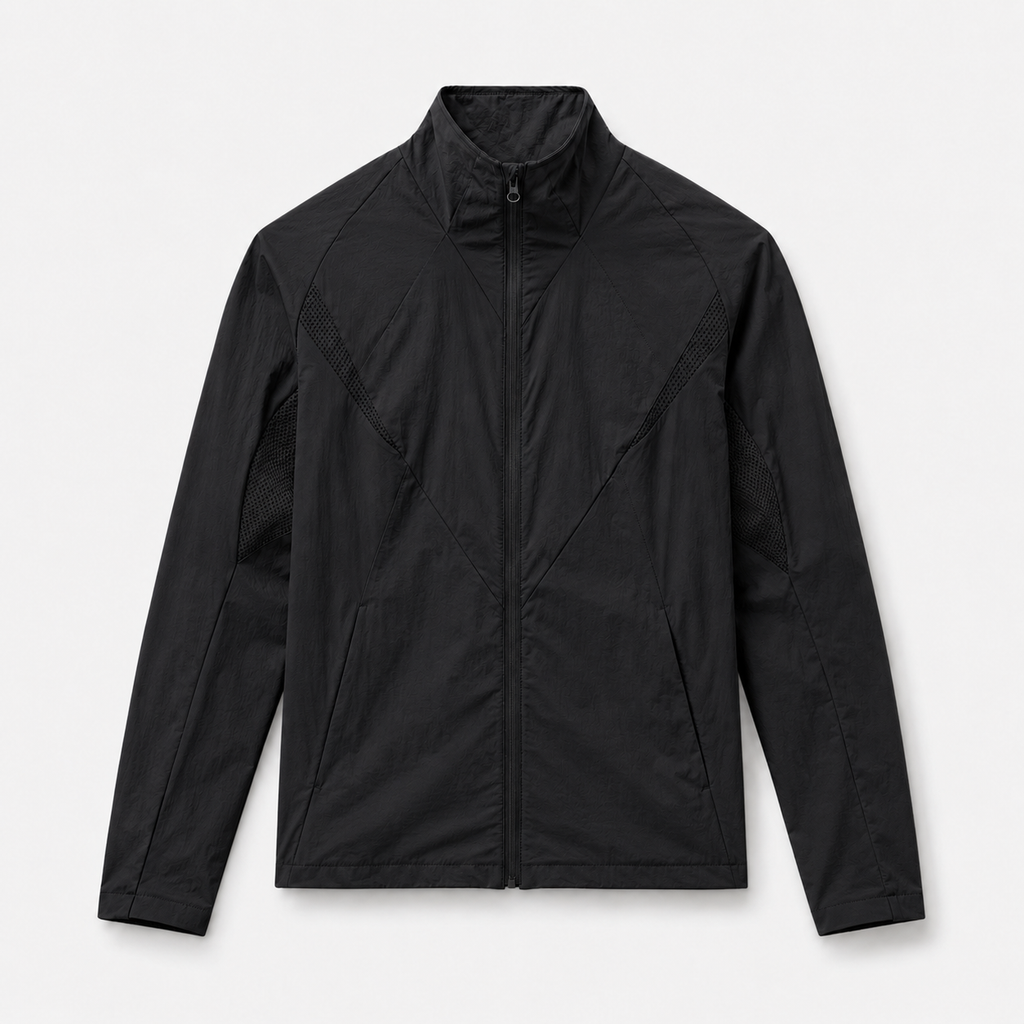 VAREN FORM Mesh Vent Sun Protection Jacket light grey side detail
