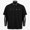 VAREN FORM Operator Logo Heavyweight Tee in Black for men's gym and streetwear