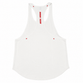 VAREN FORM Racerback Quick-Dry Training Tank in White for men's gym and streetwear