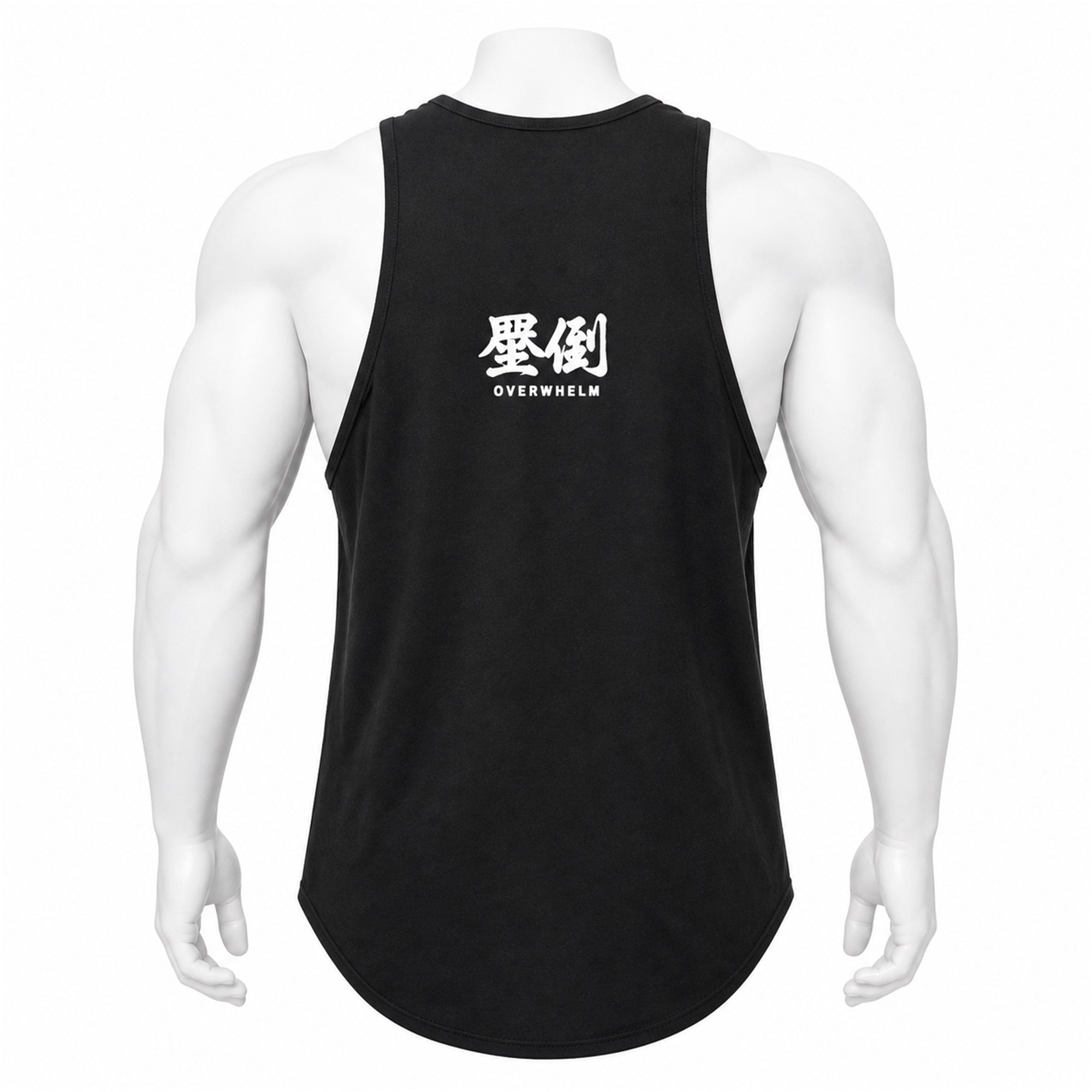 VAREN FORM Sleeveless Muscle Training Tank in Black for men's gym-to-street wear