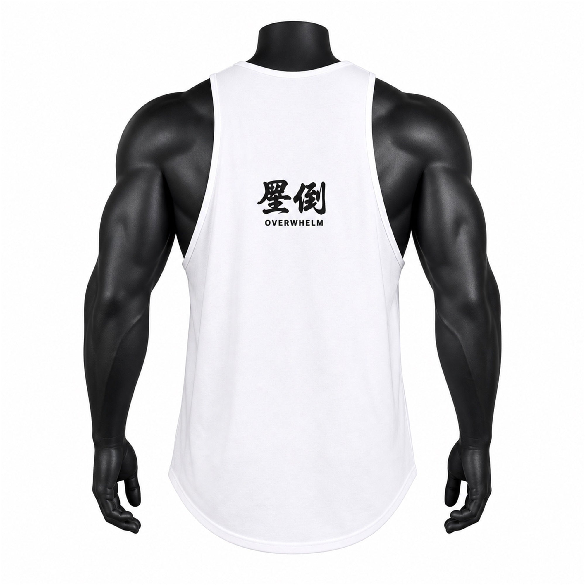 VAREN FORM Sleeveless Muscle Training Tank in White