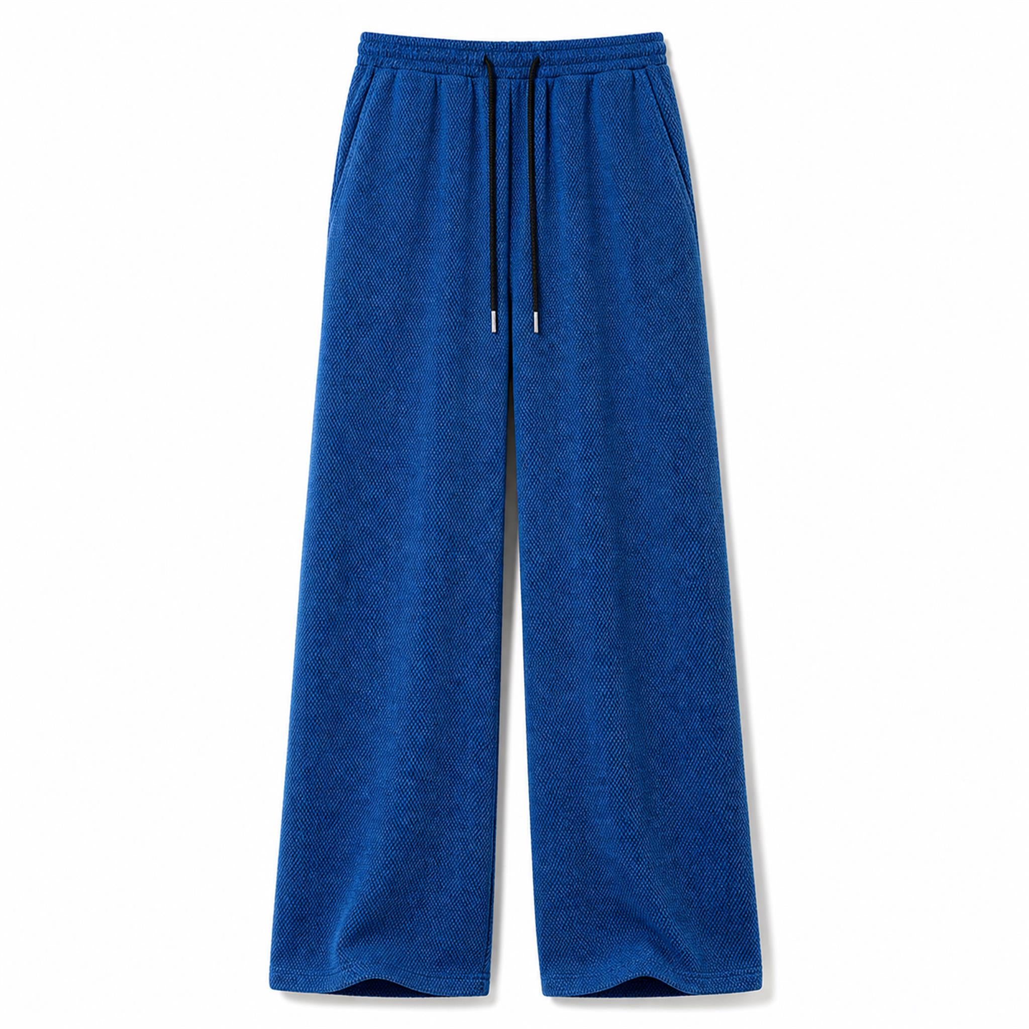 Men's Eye Graphic Straight-Leg Sweatpants in Blue, product view