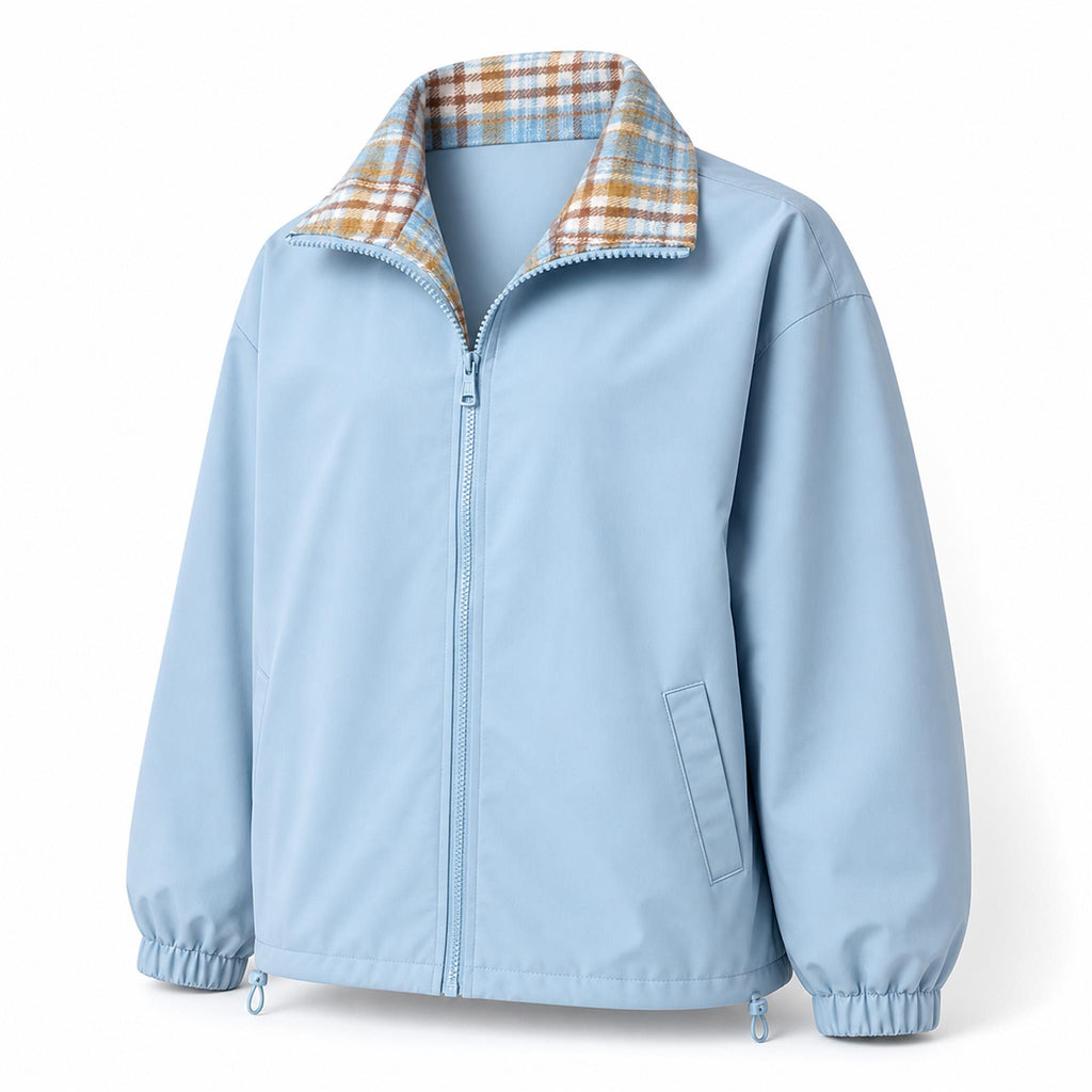 Men's Textured Cable Crewneck Sweatshirt in Light Blue, product view