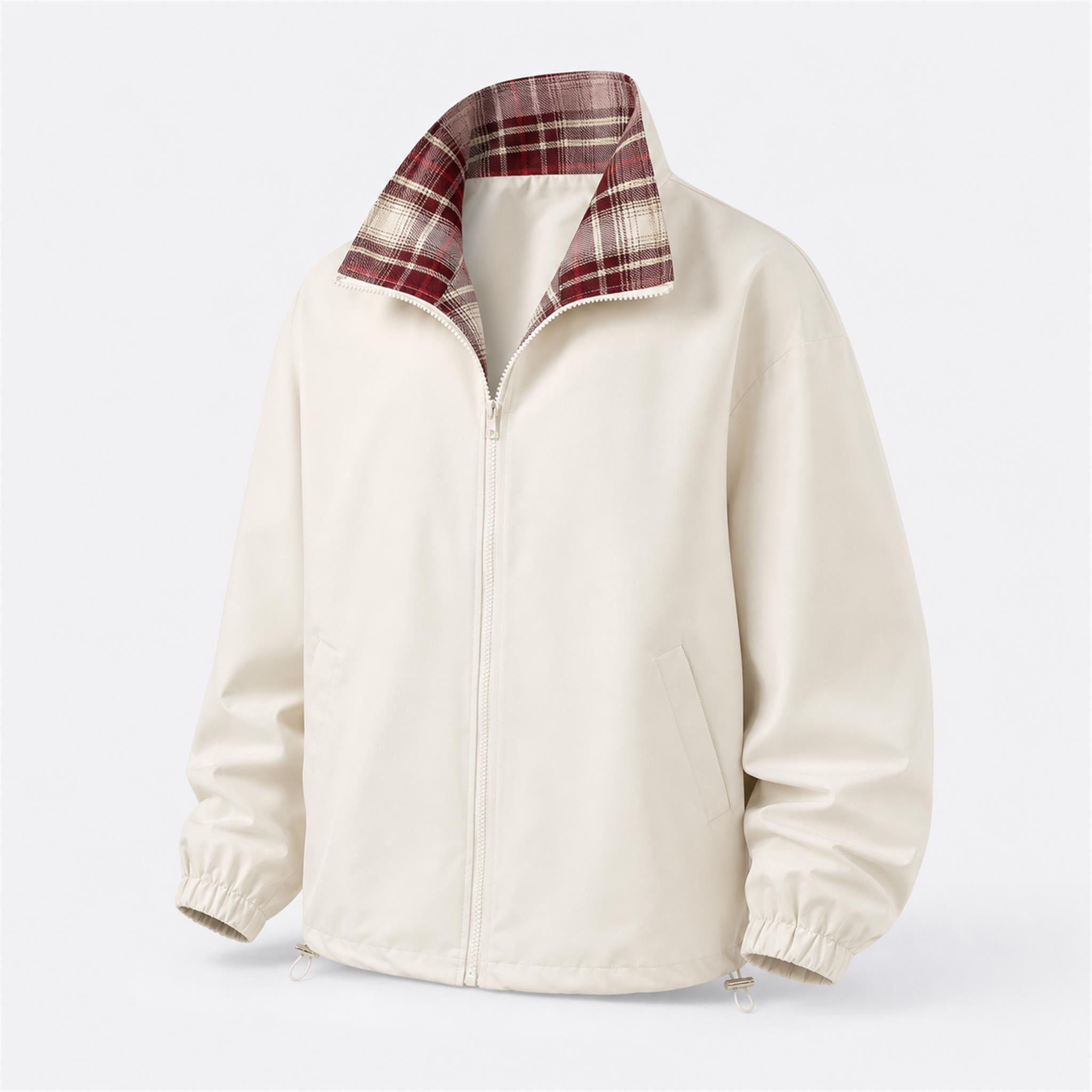 Men's Textured Cable Crewneck Sweatshirt in Ivory, product view