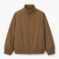Men's 420g Contrast-Piped Zip Hoodie H1236 in Brown, product view
