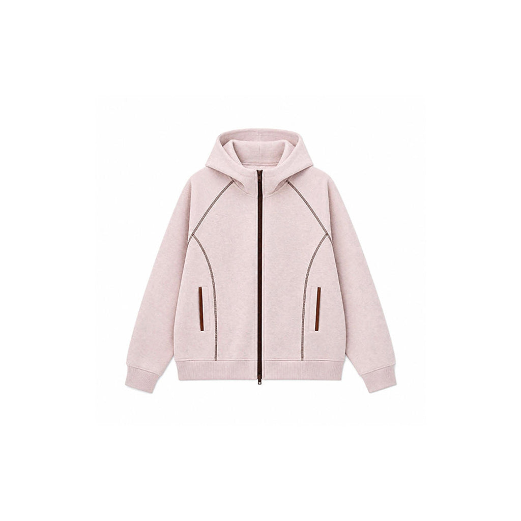 Men's 3-in-1 Graphene-Lined Outdoor Shell Jacket in Light Pink, product view