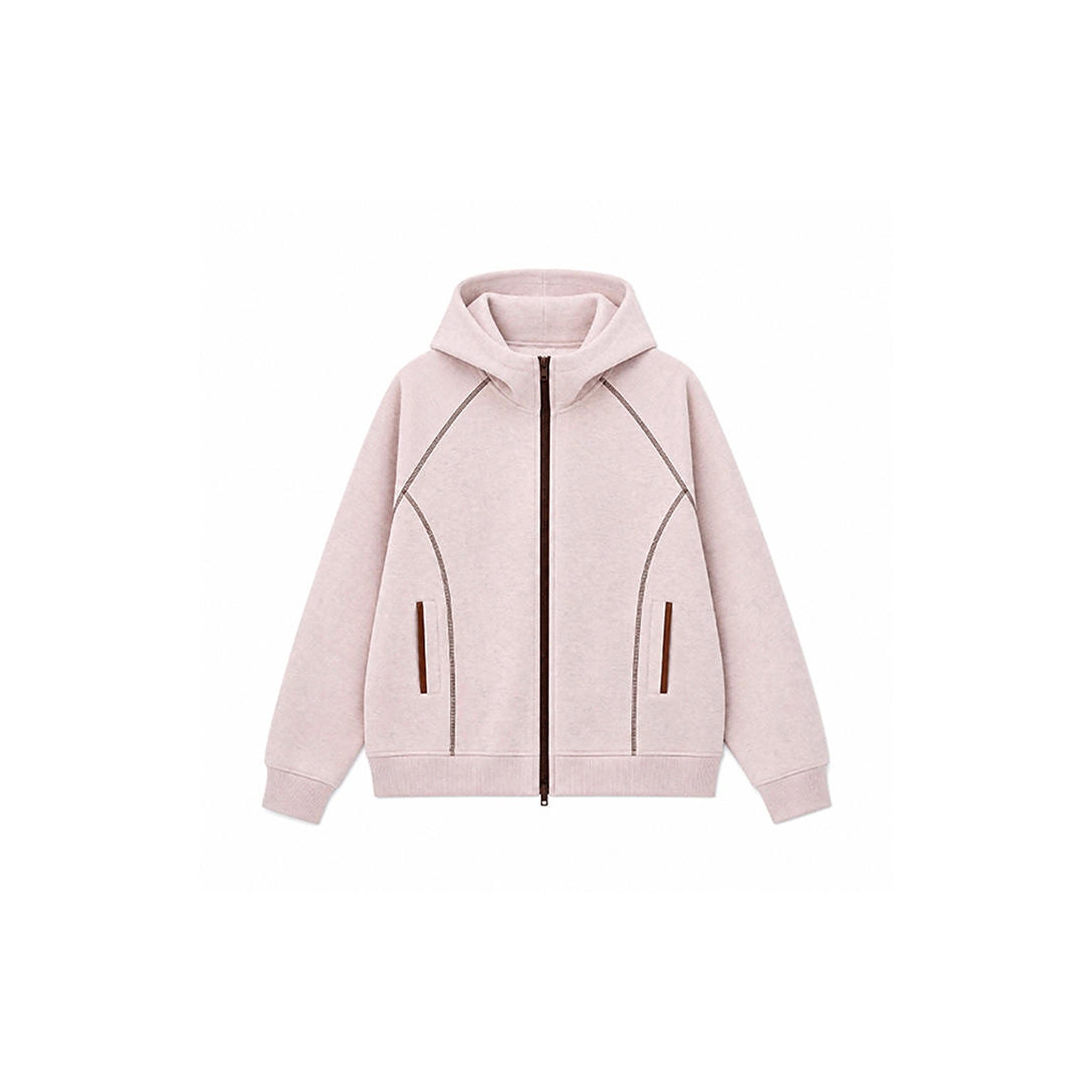 Men's 3-in-1 Graphene-Lined Outdoor Shell Jacket in Light Pink, product view