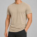 VAREN FORM Men's Moisture-Wicking Crewneck T-Shirt front model view