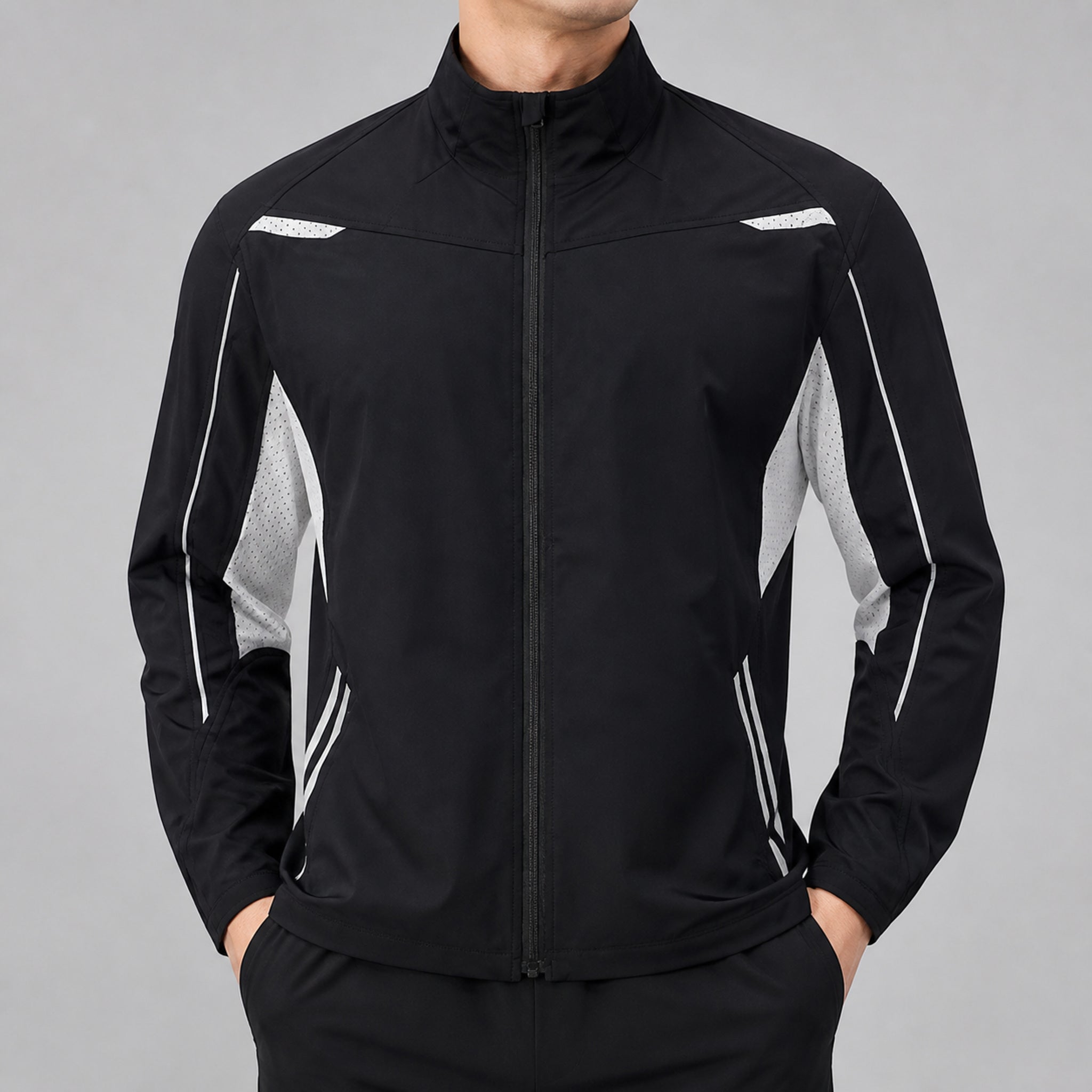 VAREN FORM Men's Cool-Touch Sun Protection Jacket front model view