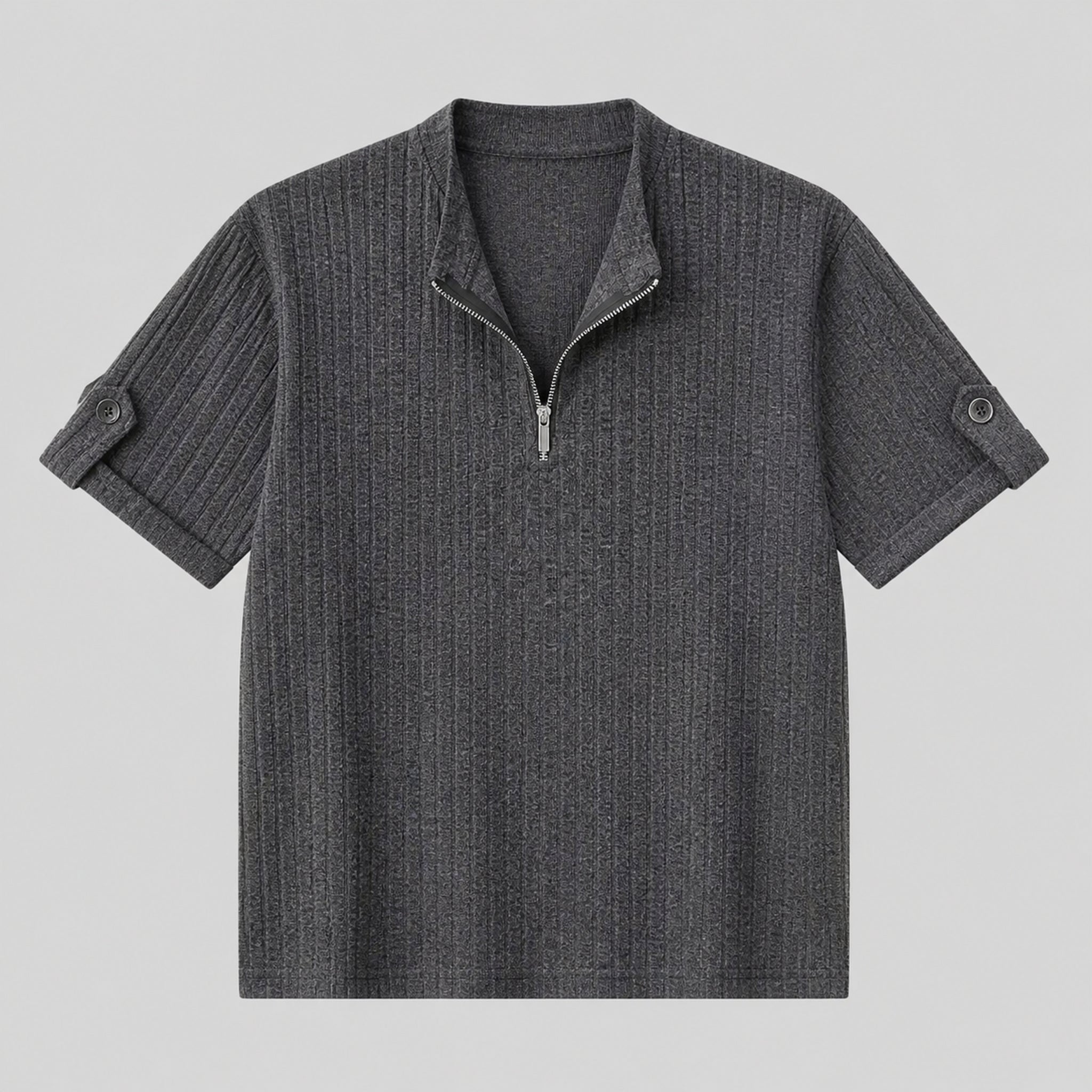 VAREN FORM Men's Old Money Short Sleeve Henley Shirt product front view