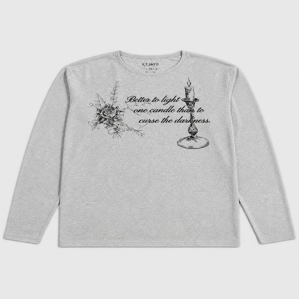 VAREN FORM Men's Snow-Texture Lightweight Long Sleeve T-Shirt product front view