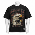 VAREN FORM Eagle Graphic Heavyweight T-Shirt in Black for men's gym-to-street wear