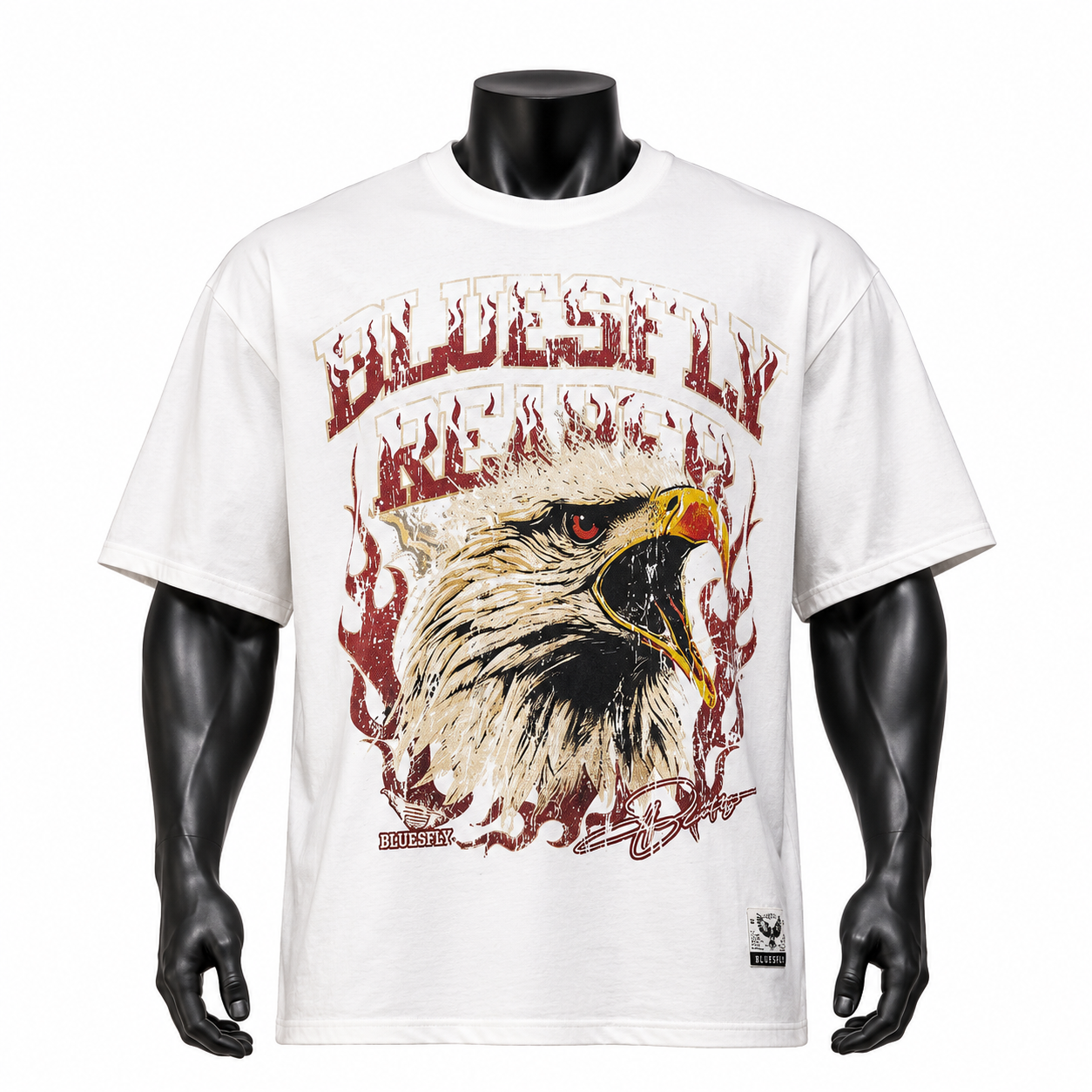 VAREN FORM Eagle Graphic Heavyweight T-Shirt in White