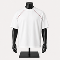 VAREN FORM Fruit Stretch Raglan Training Tee in bamboo white front view