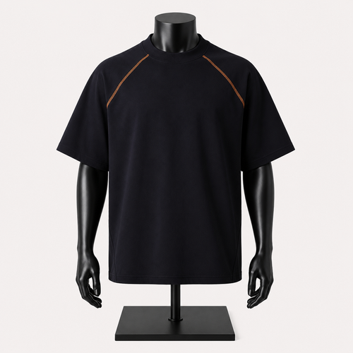 VAREN FORM Fruit Stretch Raglan Training Tee in blackcurrant view 2 view