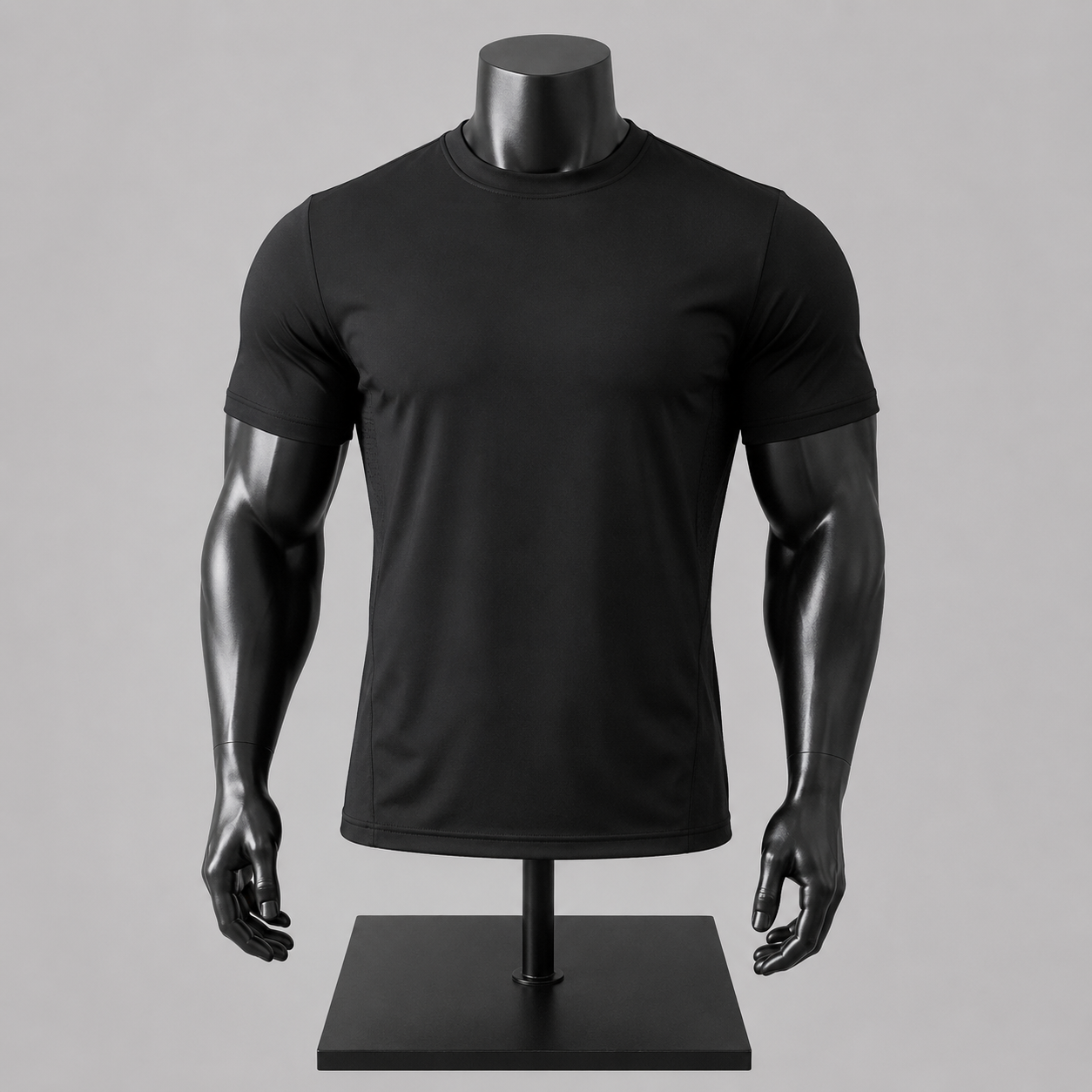 VAREN FORM Ice Silk Quick-Dry Training Tee in black view 2 view