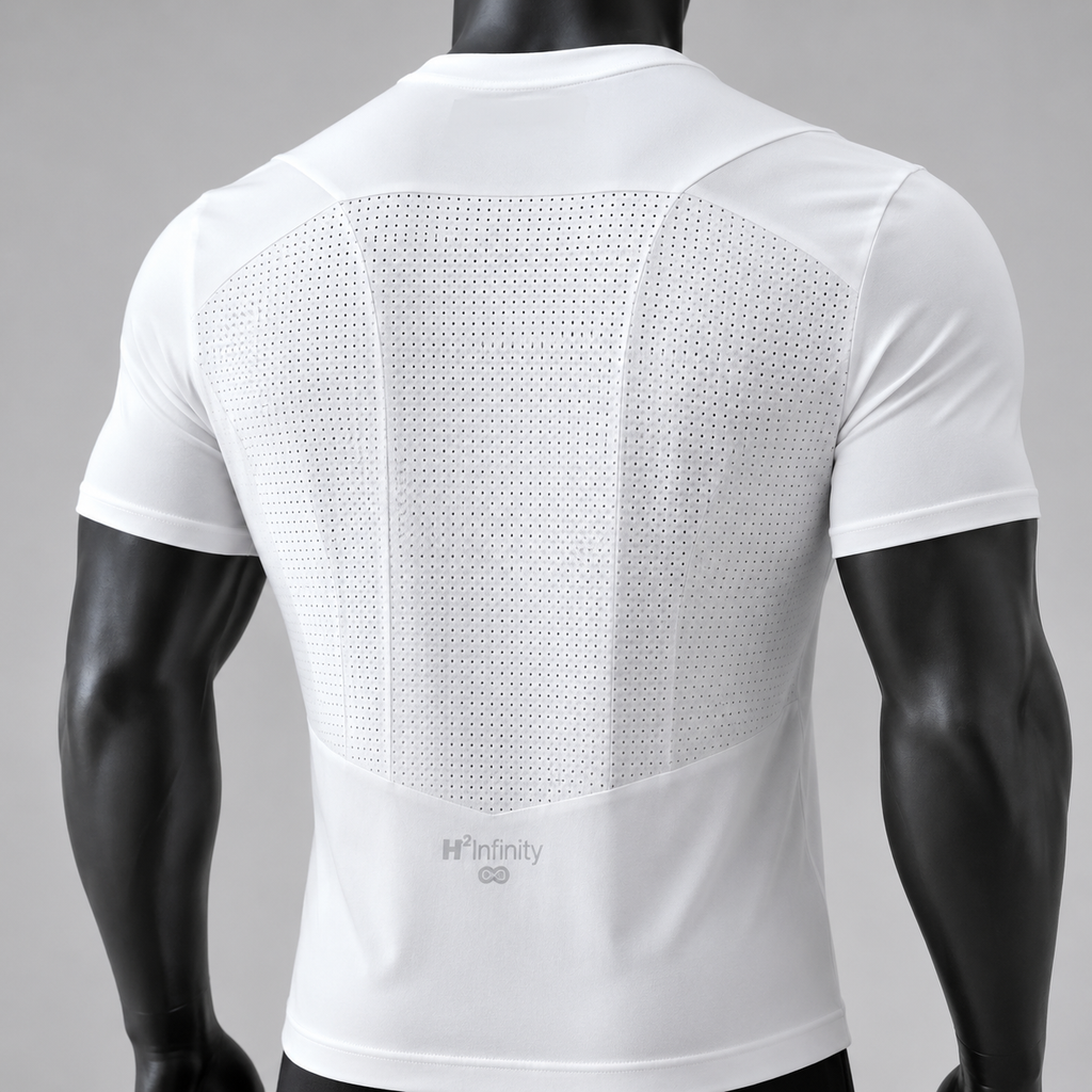 VAREN FORM Ice Silk Quick-Dry Training Tee in white view 5 view