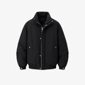 Men's 90% White Duck Down Bomber Jacket in black - product