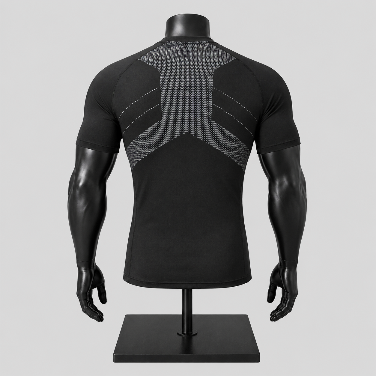 VAREN FORM Printed Quick-Dry Training Tee in slate print view 2 view