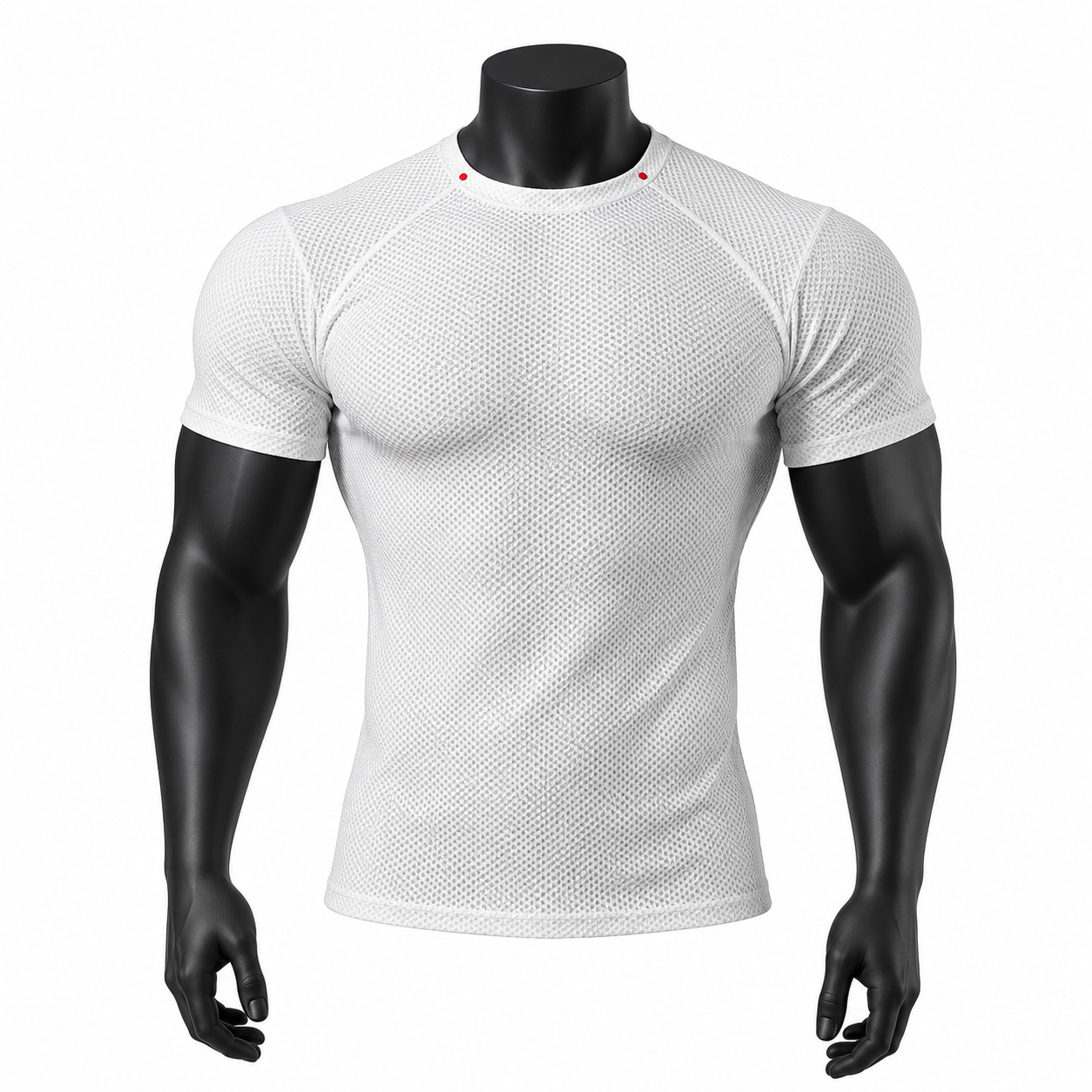 VAREN FORM Seamless Raglan Muscle-Fit Training Tee in White