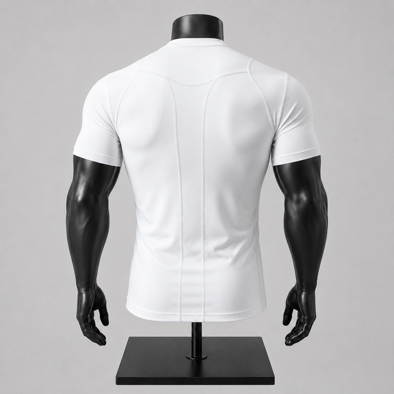 VAREN FORM Short Sleeve Compression Training Tee in white view 3 view