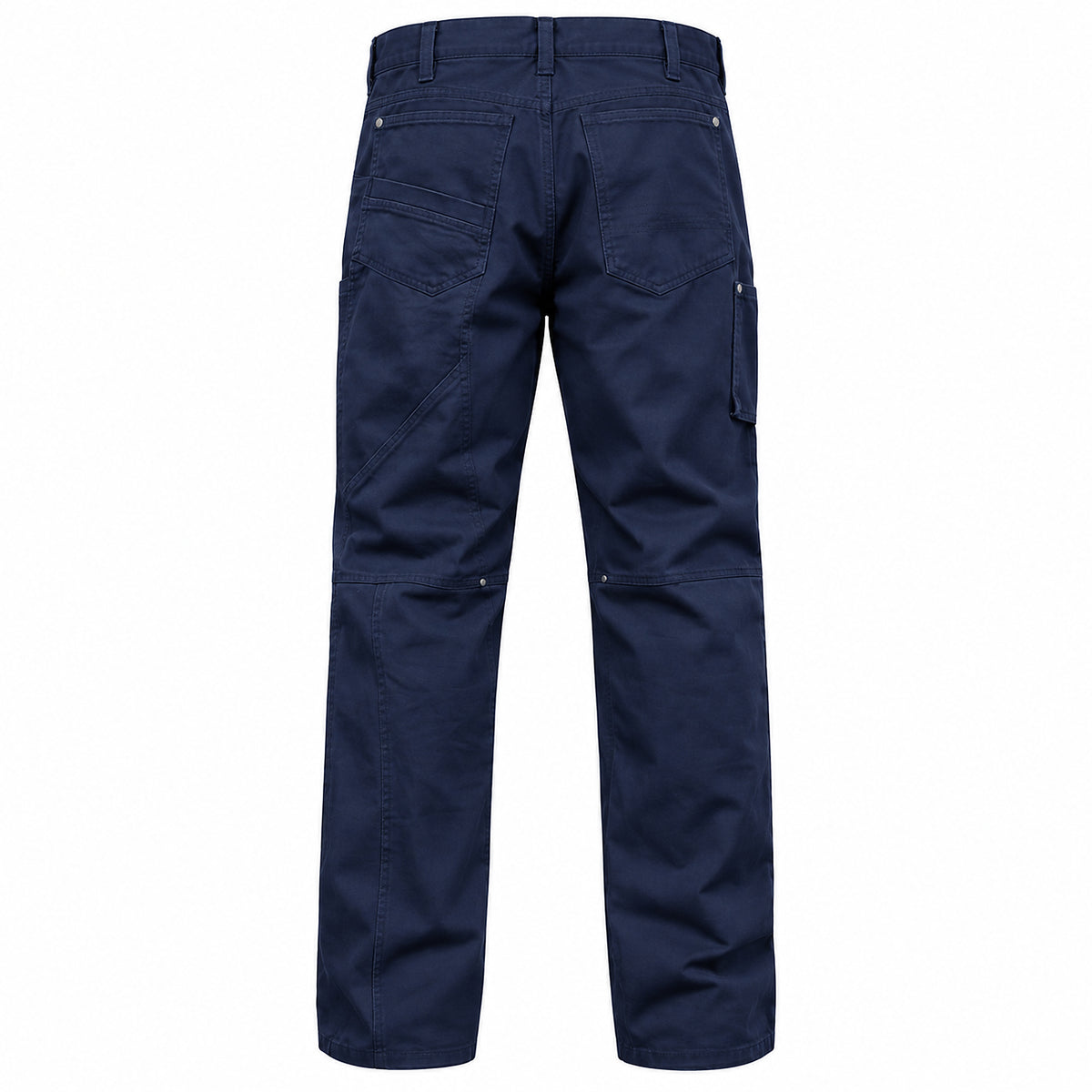 Men's Canvas Carpenter Straight-Leg Pants in navy - product view