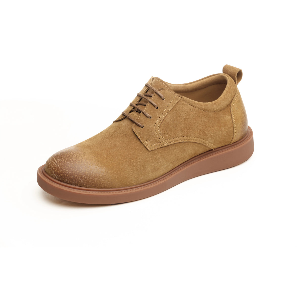 Men's Black Chunky Derby Shoes in black - product view