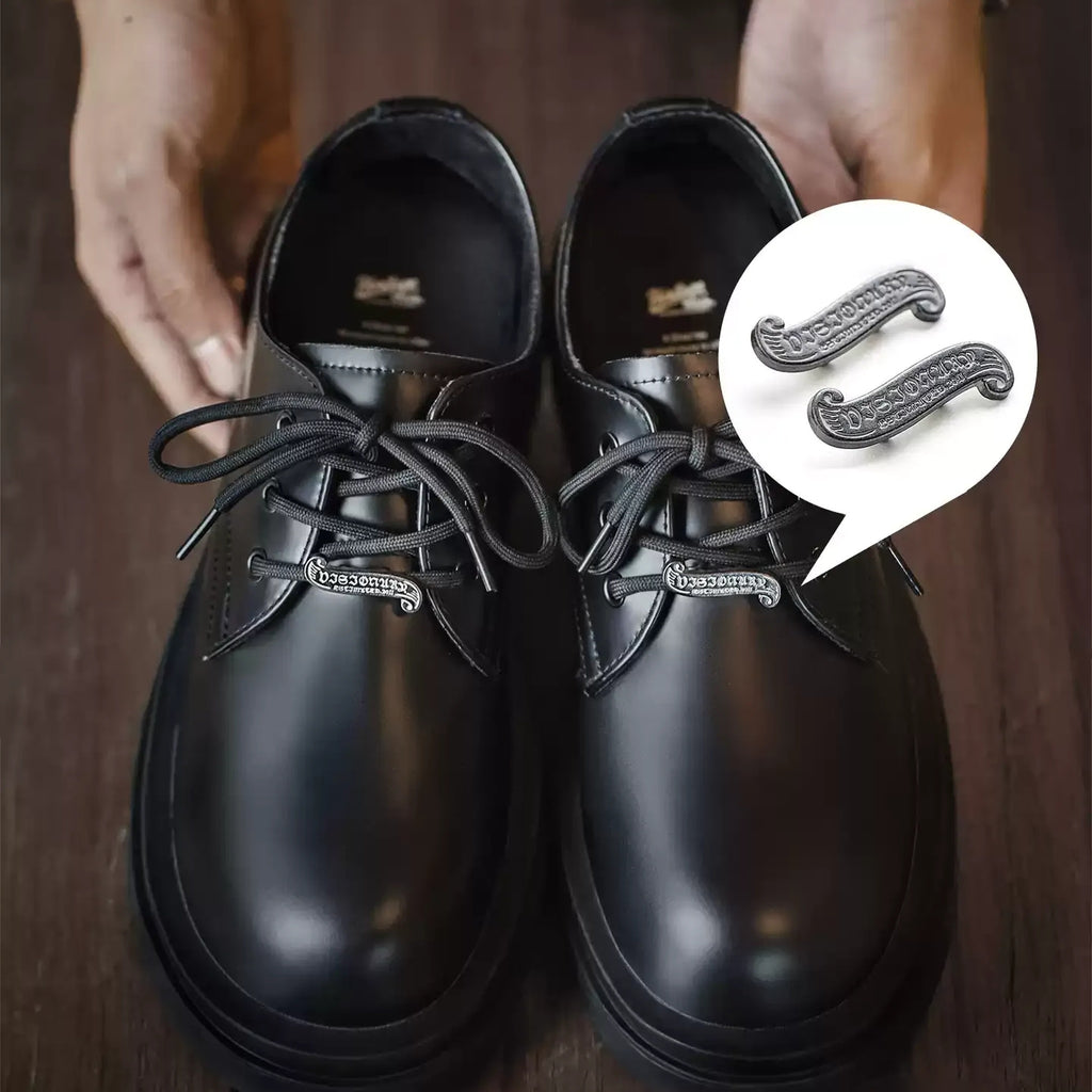 Men's Black Chunky Lace-Up Boots in black - product view