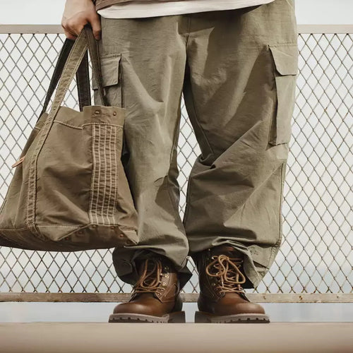 Men's Brown Three-Eye Boat Shoes in brown - product view