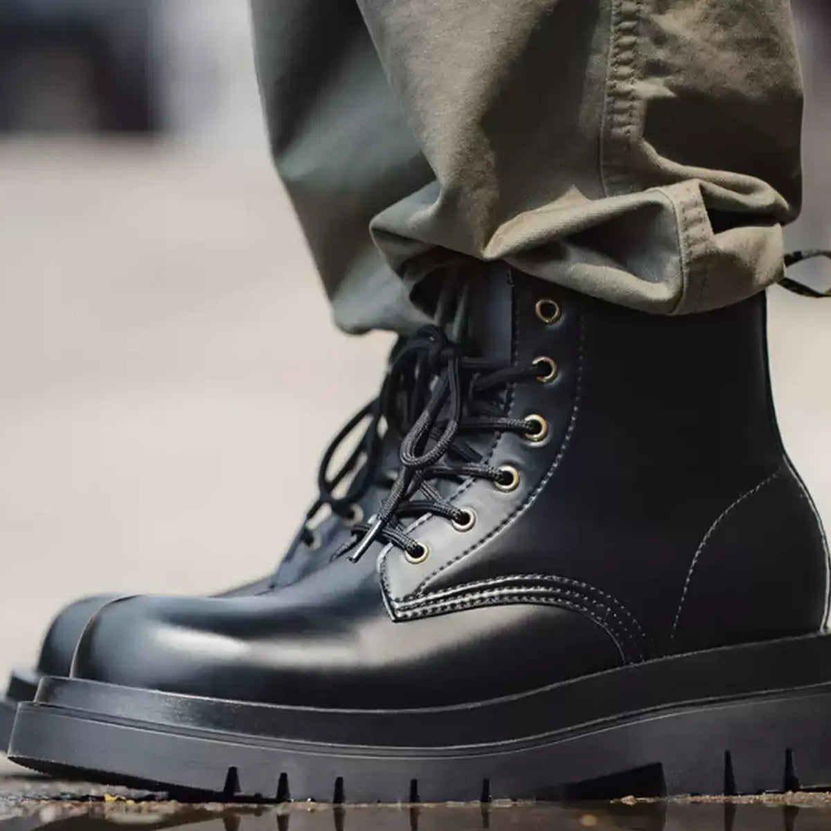 Men's Dark Brown Desert Boots in dark brown - product view