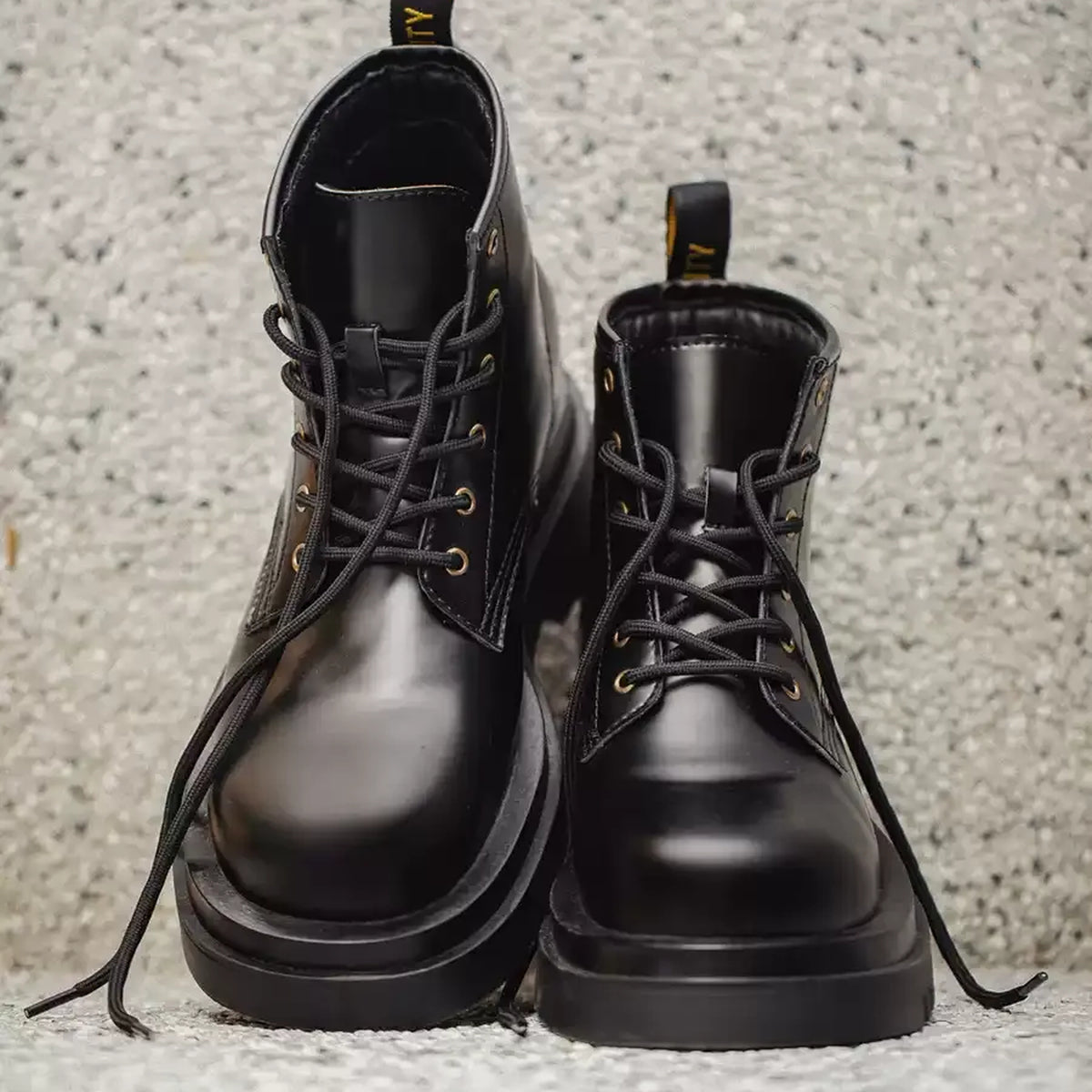 Men's Dark Brown Desert Boots in dark brown - product view