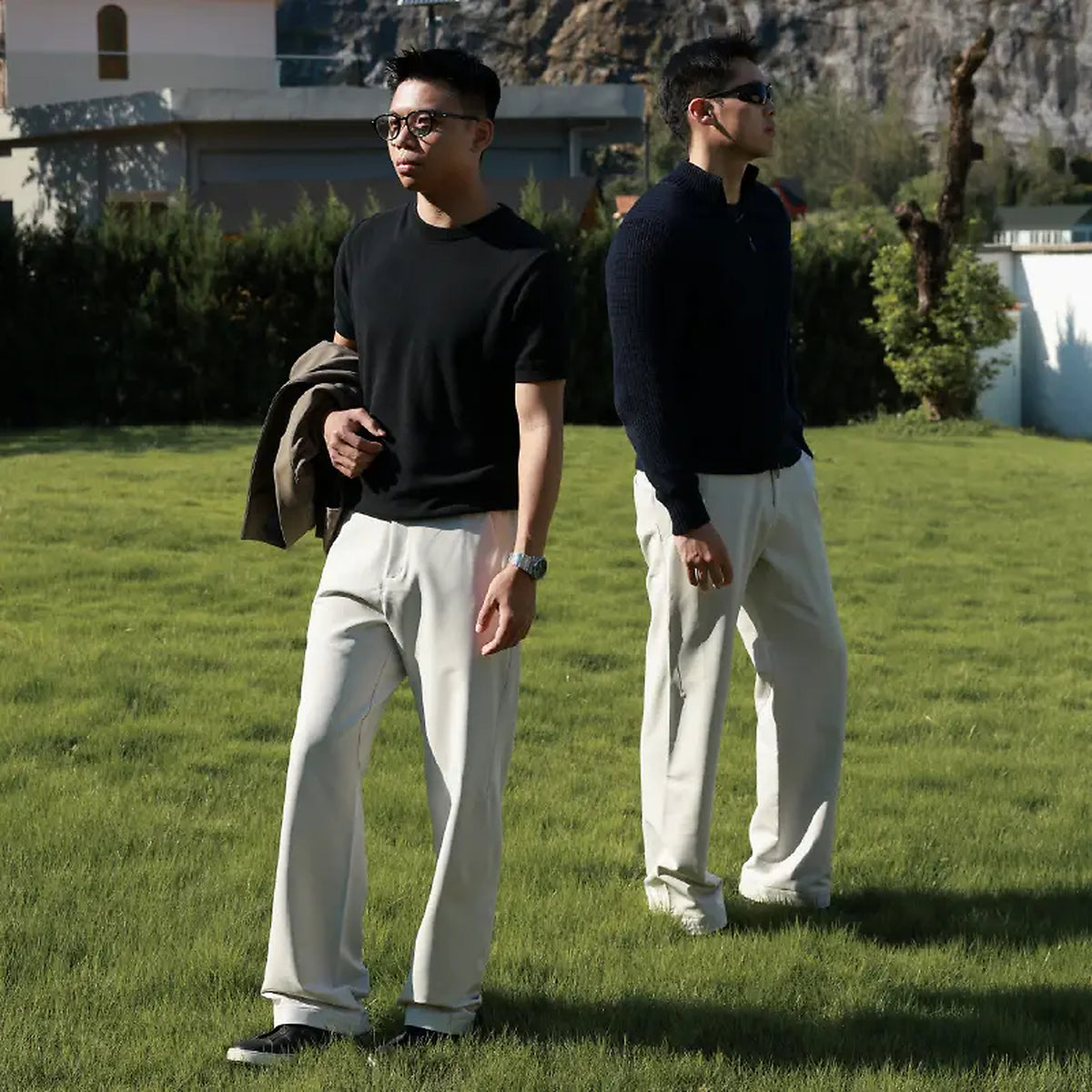 Men's Tapered Outdoor Commuter Pants - lifestyle view