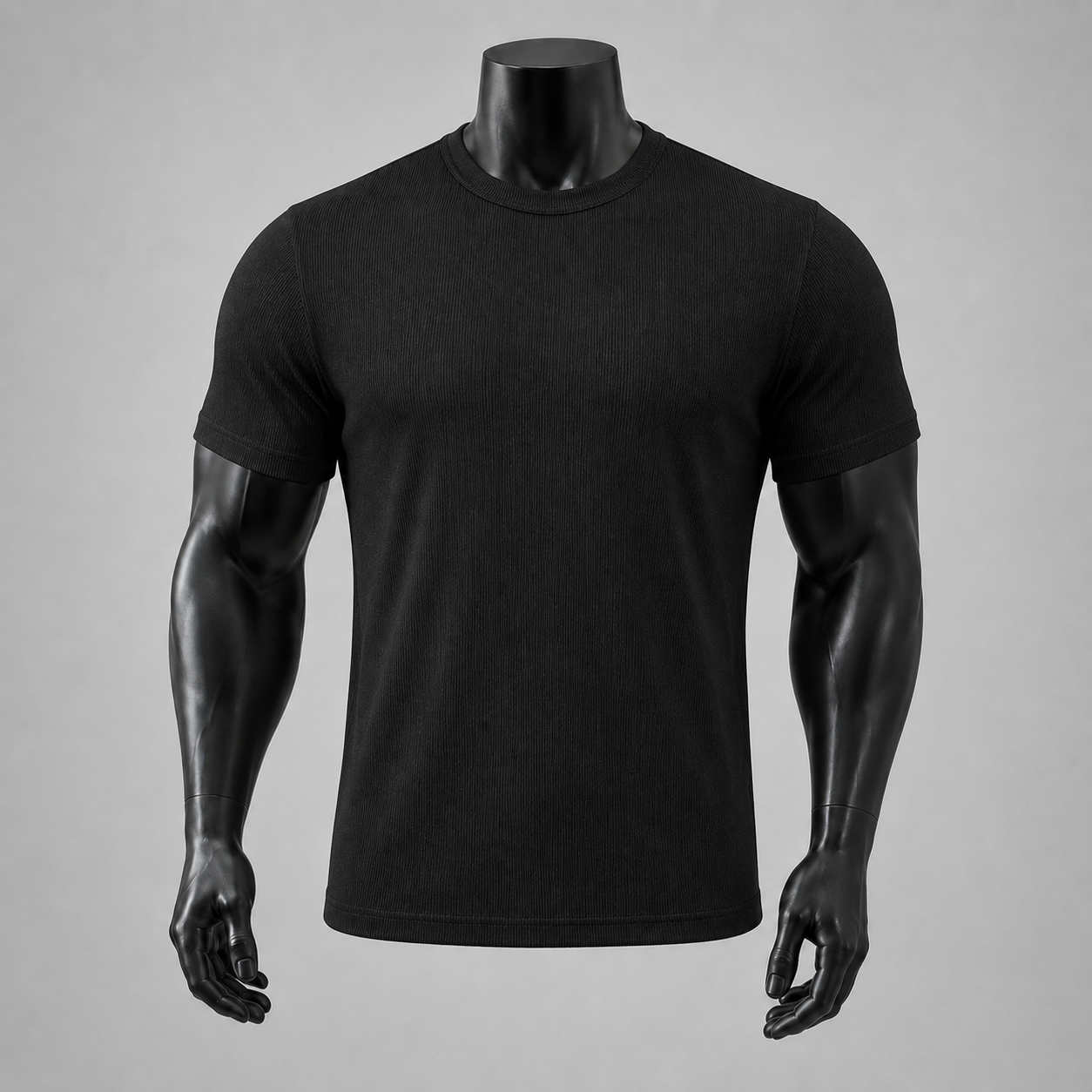 VAREN FORM Workwear Shoulder Training Tee in black view 3 view