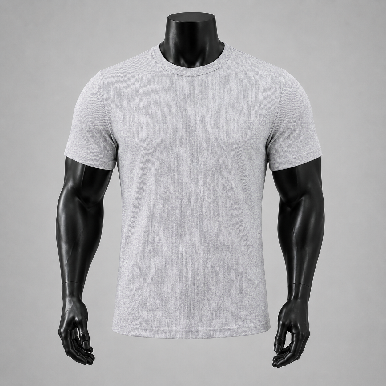 VAREN FORM Workwear Shoulder Training Tee in light grey view 4 view