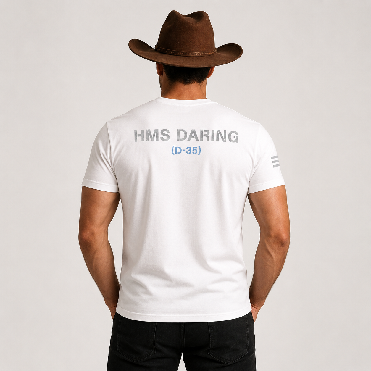 VARENFORM Daring Cruiser Graphic Cotton Tee VF-X830C in White back view