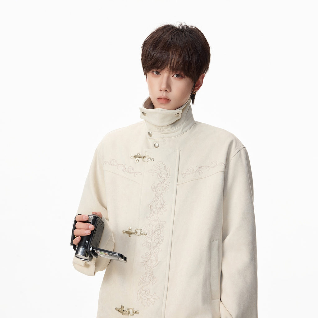 Men's Floral-Embroidered Toggle Jacket - original product reference 3