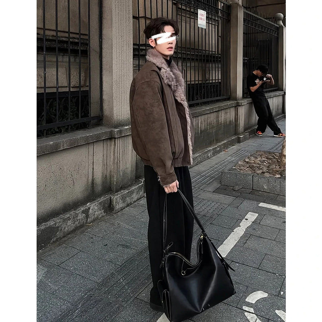 Men's Long-Pile Faux-Fur-Lined Winter Jacket - original product reference 1