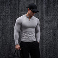 Men's Mock-Neck Long-Sleeve Training Top - product view